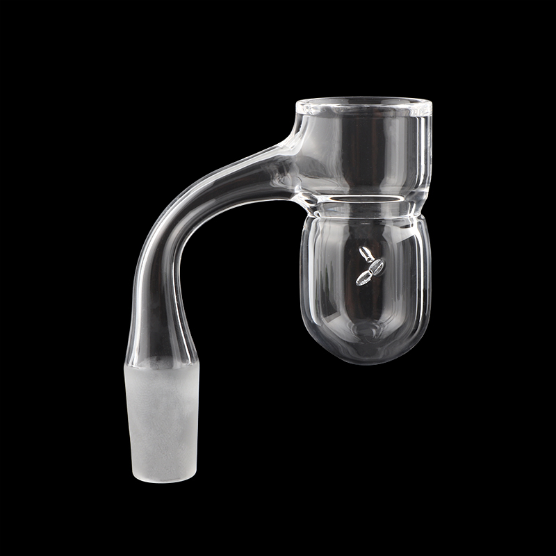 Round Bottom Seamless Weld Quartz Banger Smoking Beveled Edge Splash Guard Nails With 2pcs Turbillon Spinning Air Holes For Glass Water Pipes
Round Bottom Seamless Weld Quartz Banger Smoking Beveled Edge Splash Guard Nails With 2pcs Turbillon Spinning Air Holes For Glass Water Pipes