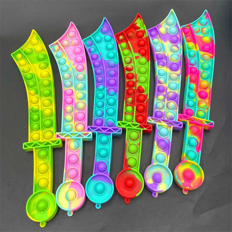 Fidget Toys Push Bubble Katana Sword Shape Party Favor Sensory Puzzles Pop Bubbles Silicone Board Game Educational Stress Relief Creative Design Gift for Kids
Fidget Toys Push Bubble Katana Sword Shape Party Favor Sensory Puzzles Pop Bubbles Silicone Board Game Educational Stress Relief Creative Design Gift for Kids