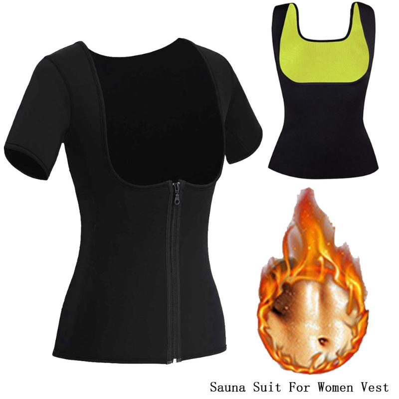 Women's Shapers Neoprene Sauna Vest With Sleeves Gym Sweat Suit Weight Loss Shaper Short Sleeve Slimming Fat Burner, Vest black
Women's Shapers Neoprene Sauna Vest With Sleeves Gym Sweat Suit Weight Loss Shaper Short Sleeve Slimming Fat Burner, Vest black