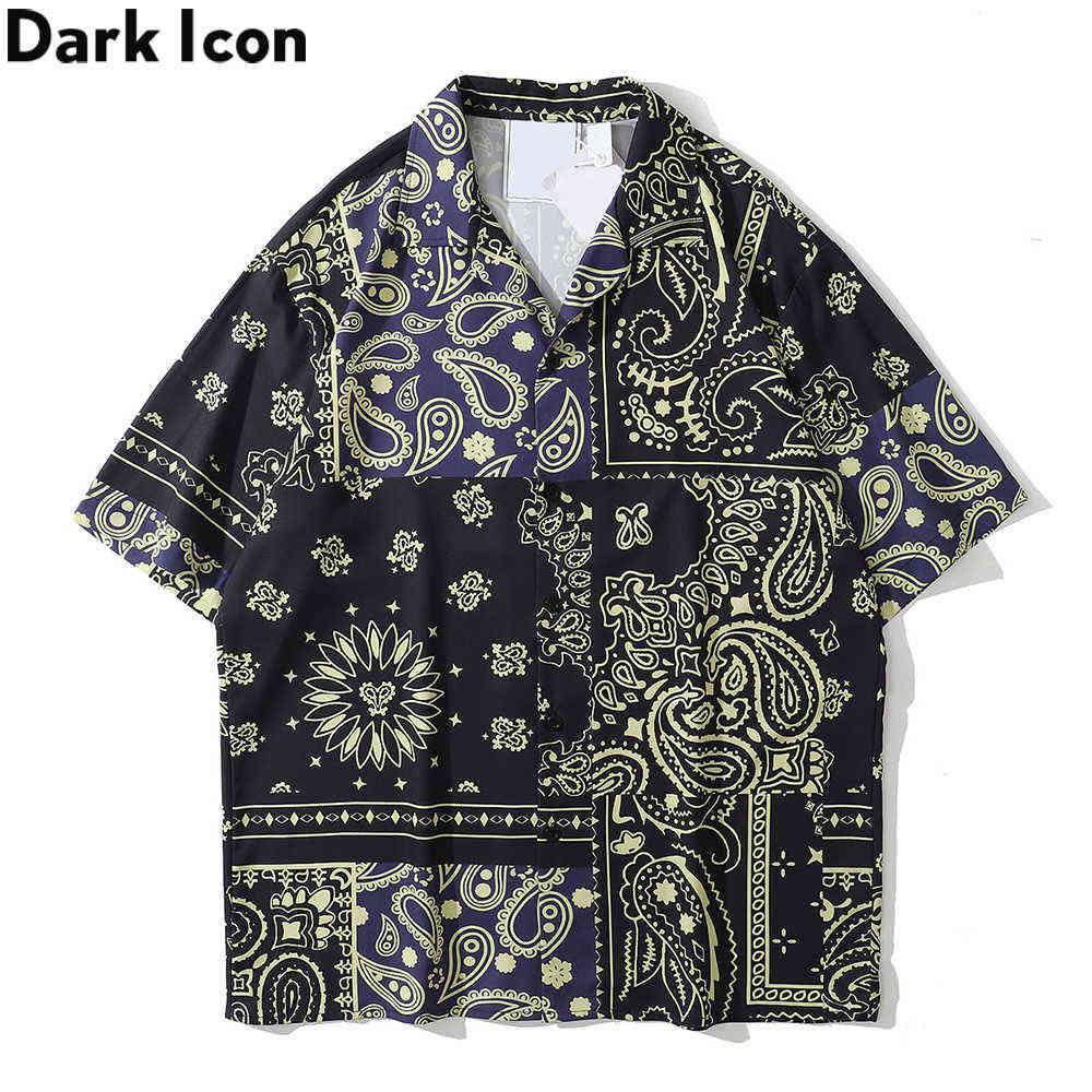Yellow Bandana Patchwork Polo Shirt Men Summer Turn-down Collar Men's Shirts Thin Material Holiday Beach Hawaiian Shir 210603, As photo
Yellow Bandana Patchwork Polo Shirt Men Summer Turn-down Collar Men's Shirts Thin Material Holiday Beach Hawaiian Shir 210603, As photo