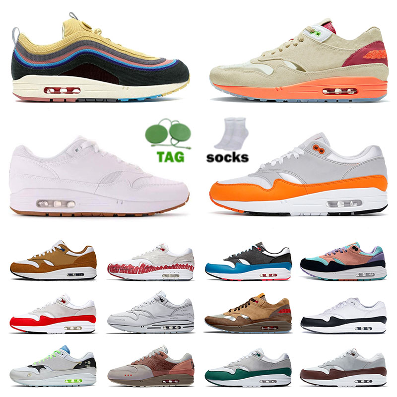 Air Max Airmax 1 Mens Womens Running Shoes Kiss Of Death Sean Wotherspoo Brown Leather Bred OG Anniversary Bacon White Schematic Sports Sneakers Trainers, A1 kiss of death 36-45
Air Max Airmax 1 Mens Womens Running Shoes Kiss Of Death Sean Wotherspoo Brown Leather Bred OG Anniversary Bacon White Schematic Sports Sneakers Trainers, A1 kiss of death 36-45