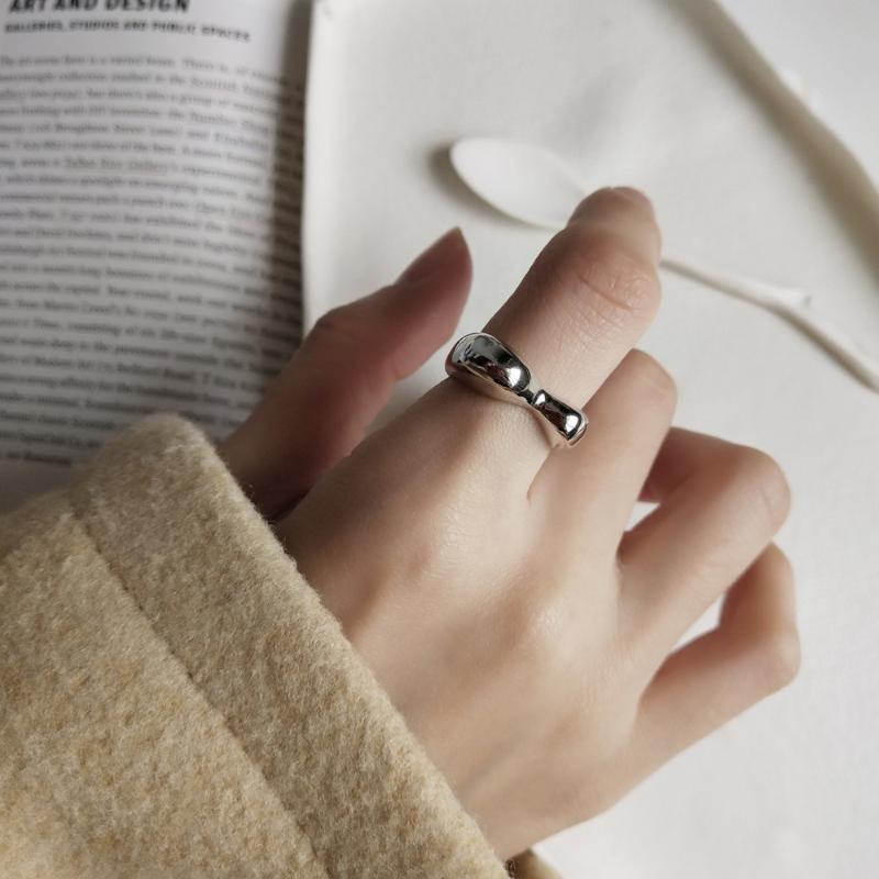 Cluster Rings Lady's Fashion Authentic S925 Sterling Silver Fine Jewelry Glossy Irregular Geometric Open Adjust J420, Golden;silver
Cluster Rings Lady's Fashion Authentic S925 Sterling Silver Fine Jewelry Glossy Irregular Geometric Open Adjust J420, Golden;silver