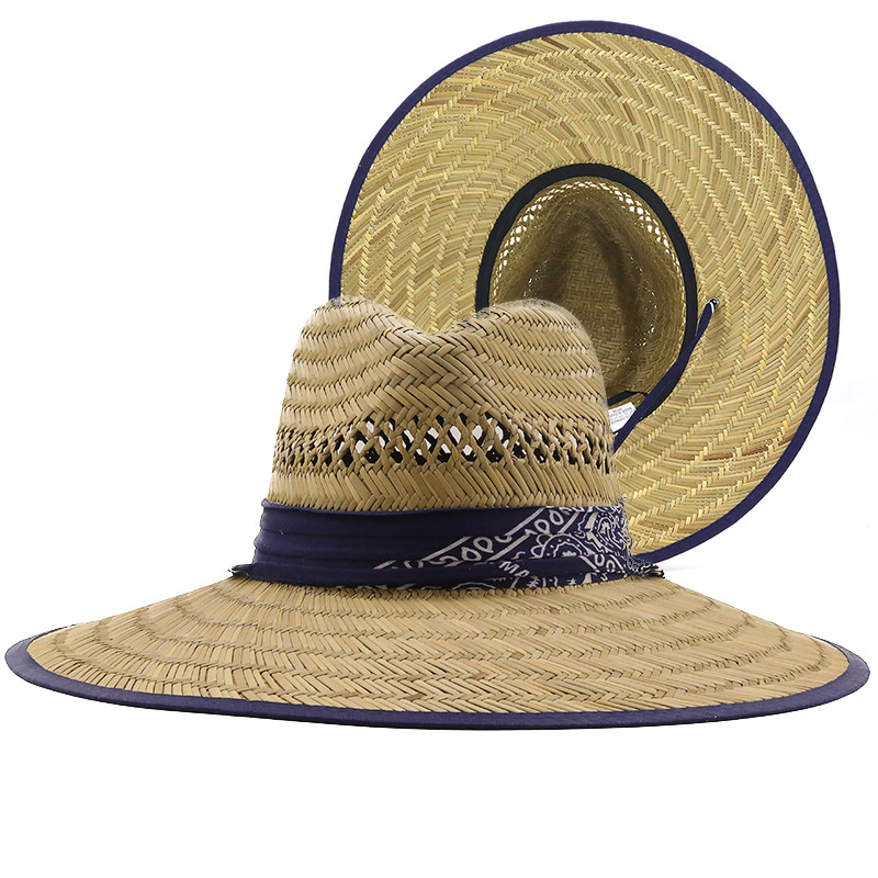 Natural Straw Hat Fashion 2021 Wide Brim Summer Beach Visor Protection Sun Hats Panama Lifeguard Hat
Natural Straw Hat Fashion 2021 Wide Brim Summer Beach Visor Protection Sun Hats Panama Lifeguard Hat