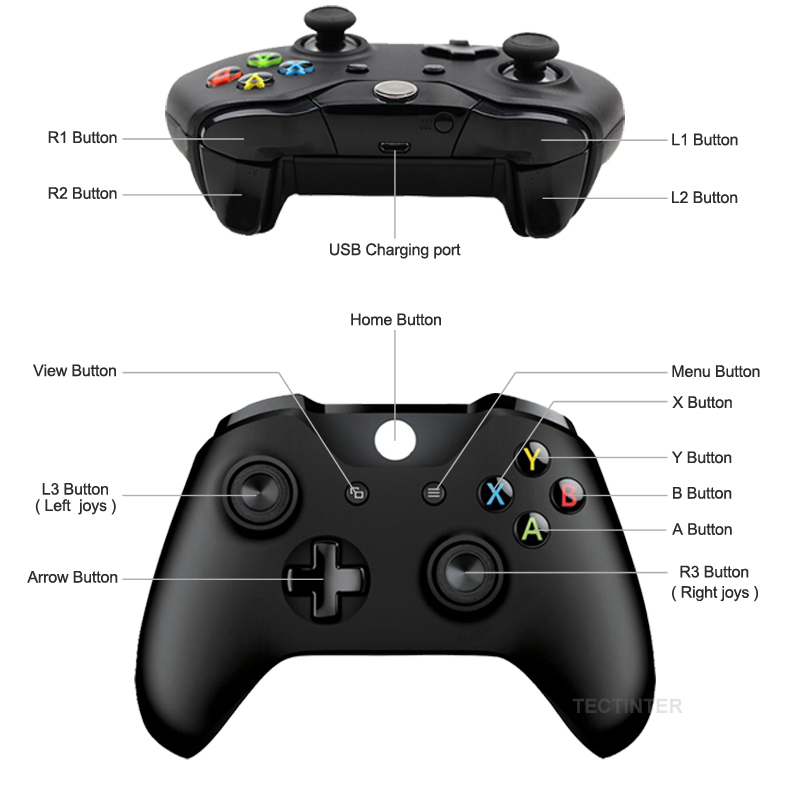 Wireless Gamepad For Xbox One S Console Joystick For Xbox One Controller Jogos Mando Controle For X box One PC Win7/8/10