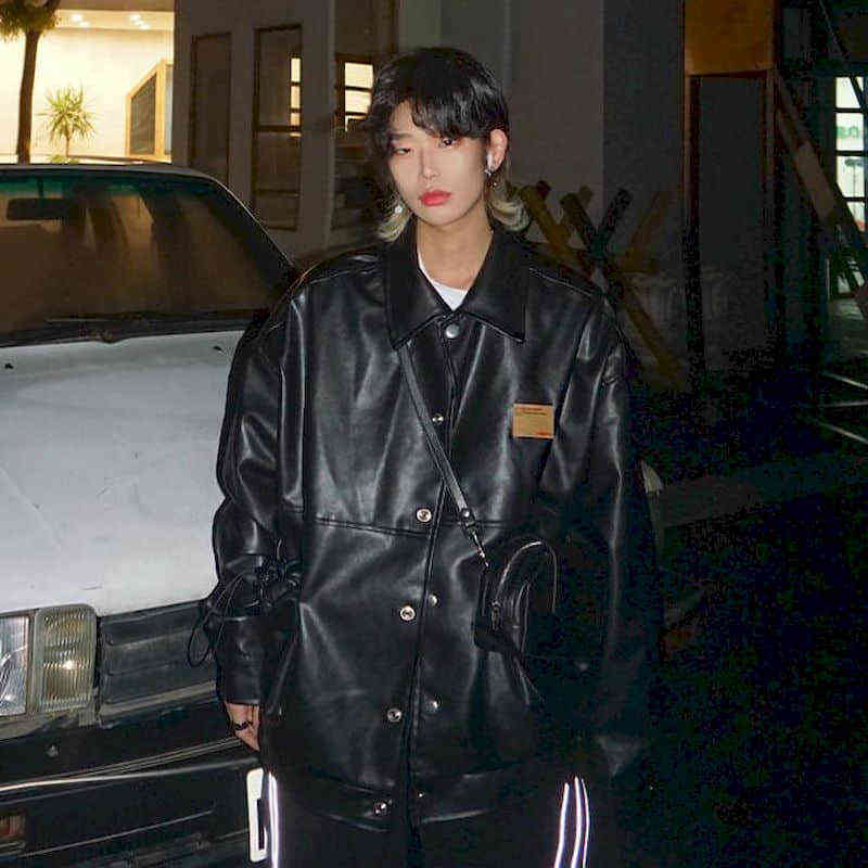 Motorcycle Leather Men's Flight Suit Jacket 2022 Spring Autumn Korean Style Trendy Handsome Loose Soft Winter Women's Jacket 220124