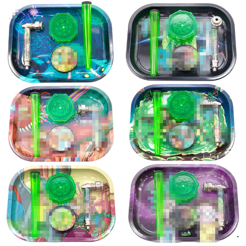 Newest Smoking Accessories Cigarette Tray Pipe Pill Box Cigarettes Grinding 5 Piece Set 6 styles
Newest Smoking Accessories Cigarette Tray Pipe Pill Box Cigarettes Grinding 5 Piece Set 6 styles