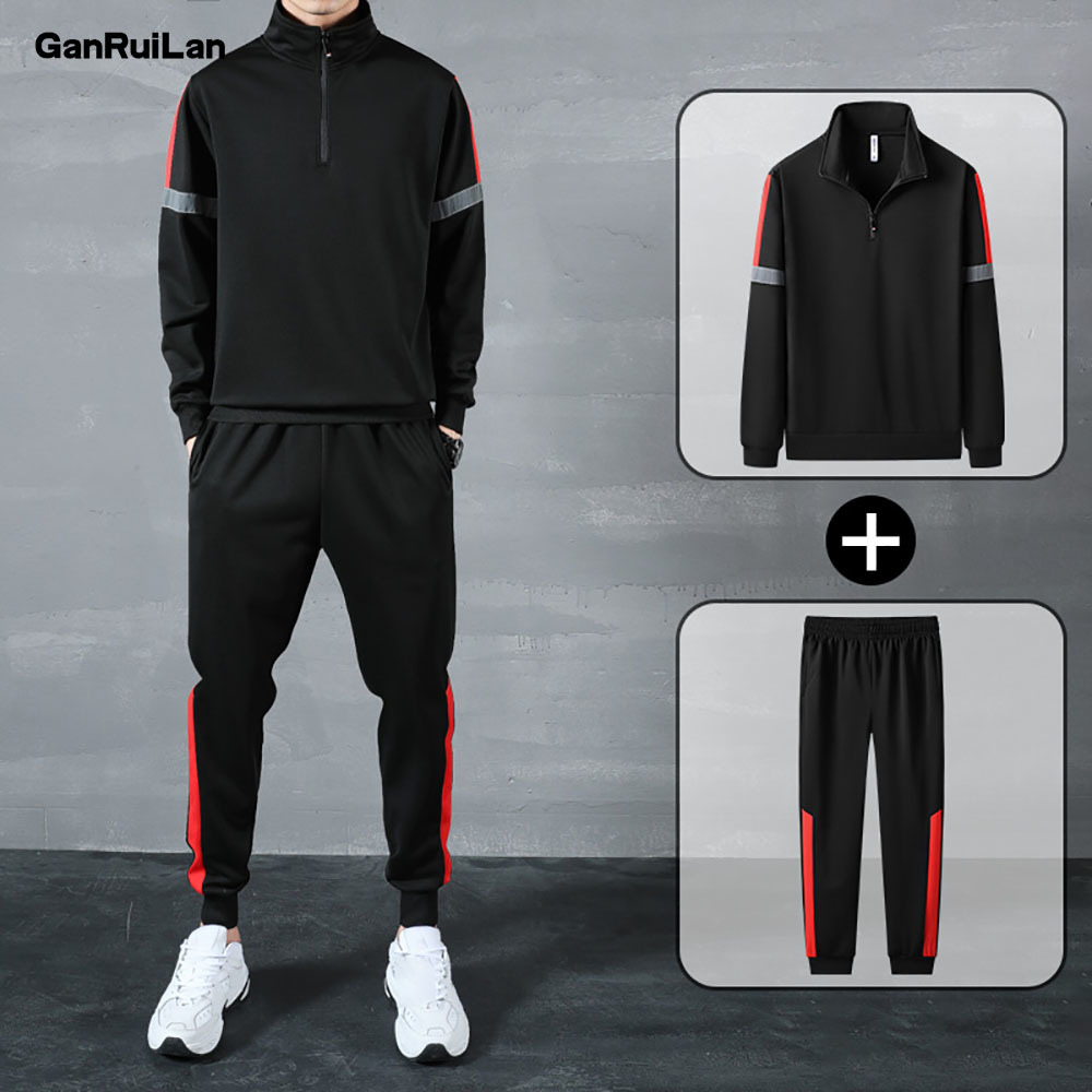 est Men's Sets Two Pieces Casual Sweatshirts Zipper Polyester Men Tracksuit Hoodies+ Pants Sport Shirts Autumn Winter Set 210518, Dark blue color
est Men's Sets Two Pieces Casual Sweatshirts Zipper Polyester Men Tracksuit Hoodies+ Pants Sport Shirts Autumn Winter Set 210518, Dark blue color
