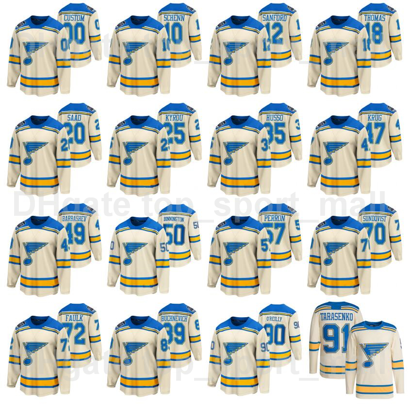 Cream 2022 Winter Classic St Louis Blues 72 Justin Faulk Jersey Ice Hockey 70 Oskar Sundqvist 20 Brandon Saad 55 Colton Parayko 89 Pavel Buchnevich Reverse Retro, Blue
Cream 2022 Winter Classic St Louis Blues 72 Justin Faulk Jersey Ice Hockey 70 Oskar Sundqvist 20 Brandon Saad 55 Colton Parayko 89 Pavel Buchnevich Reverse Retro, Blue
