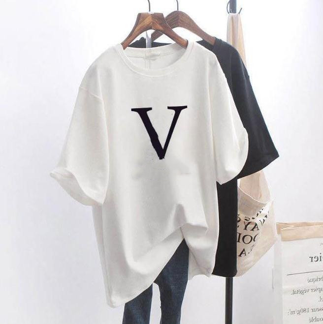 Women's T-shirt designer multi color optional cotton loose large size casual short sleeves, White
Women's T-shirt designer multi color optional cotton loose large size casual short sleeves, White