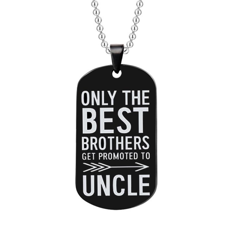 dog tag only the brothers keychain european and american fashion jewelry letter gift stainless steel diy customized wholesale, Silver
dog tag only the brothers keychain european and american fashion jewelry letter gift stainless steel diy customized wholesale, Silver