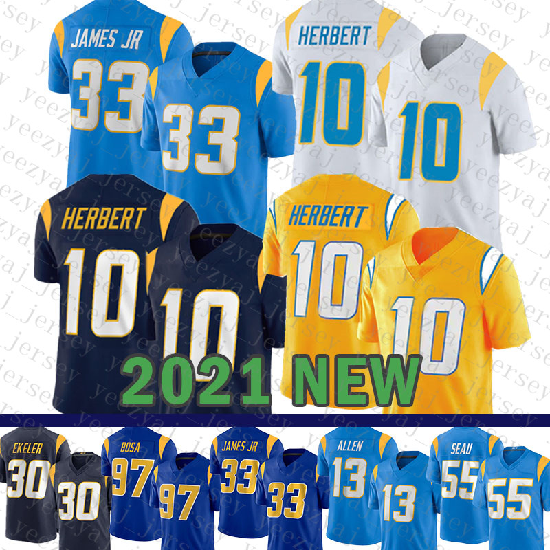 10 Justin Herbert Football Jersey 97 Joey Bosa 33 Derwin Keenan Allen Austin Ekeler Junior Seau LaDainian Tomlinson Rashawn Slater Kenneth Murray Jr. Williams, 2021 mens-s d
10 Justin Herbert Football Jersey 97 Joey Bosa 33 Derwin Keenan Allen Austin Ekeler Junior Seau LaDainian Tomlinson Rashawn Slater Kenneth Murray Jr. Williams, 2021 mens-s d