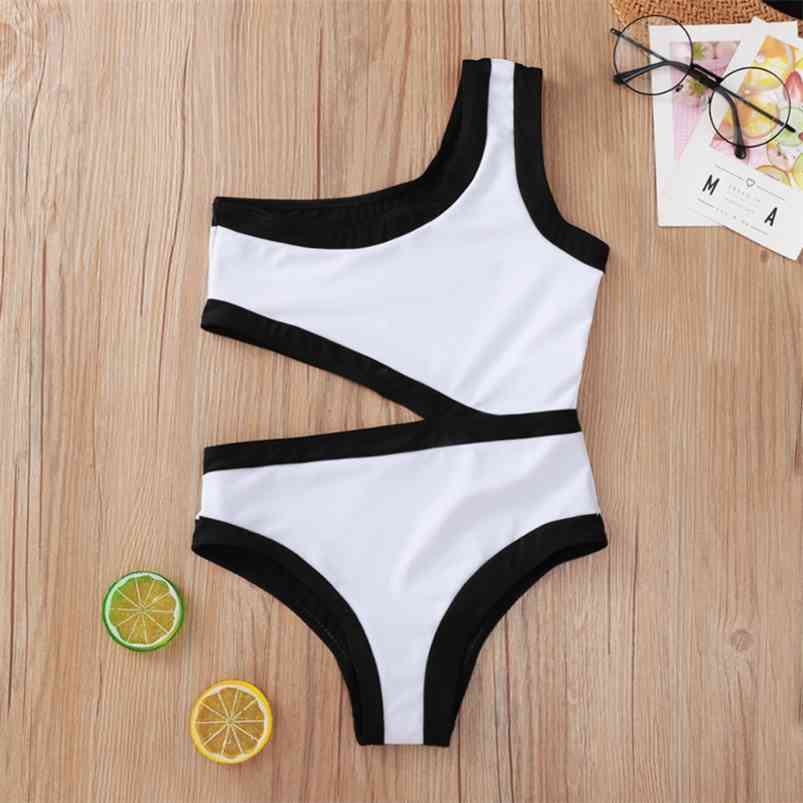 Summer Children Sets Casual Single Shoulder Sleeveless Tops Patchwork Bikini Shorts 2Pcs Girl Boys Clothes Set 1-6T 210629, White
Summer Children Sets Casual Single Shoulder Sleeveless Tops Patchwork Bikini Shorts 2Pcs Girl Boys Clothes Set 1-6T 210629, White