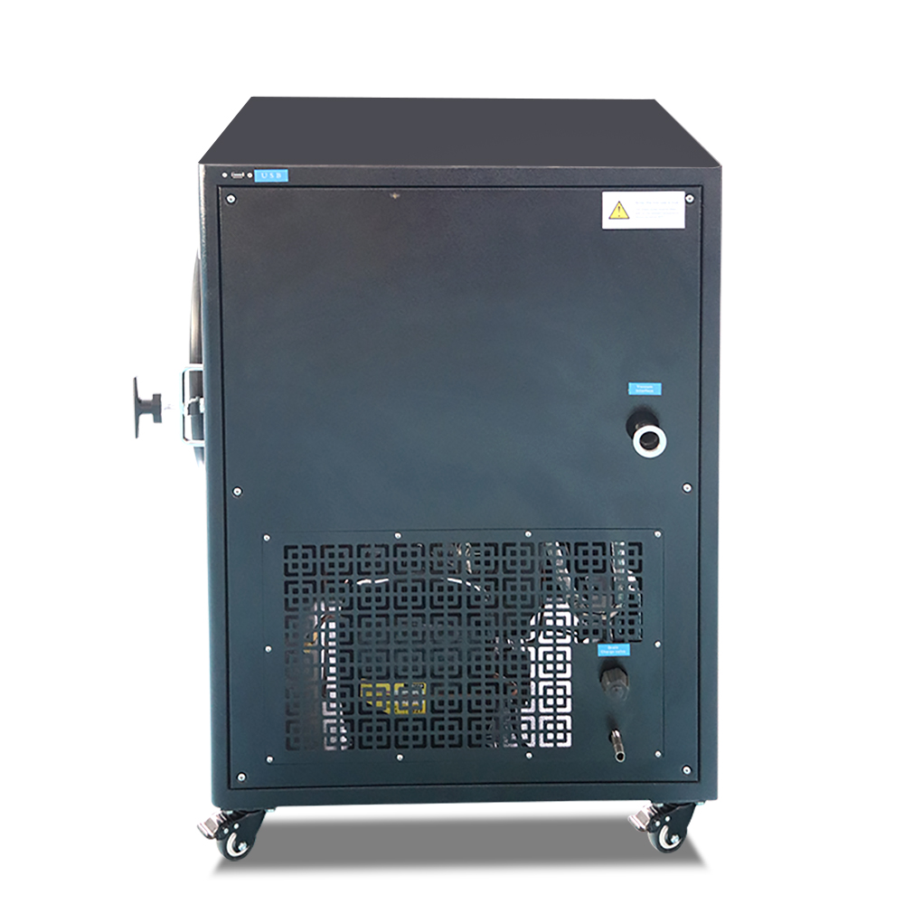 ZZKD FD-04 Vacuum Freeze Dryer 110V/220V with Vacuum-Pump for Removing Water or Other Solvents from The Frozen Samples