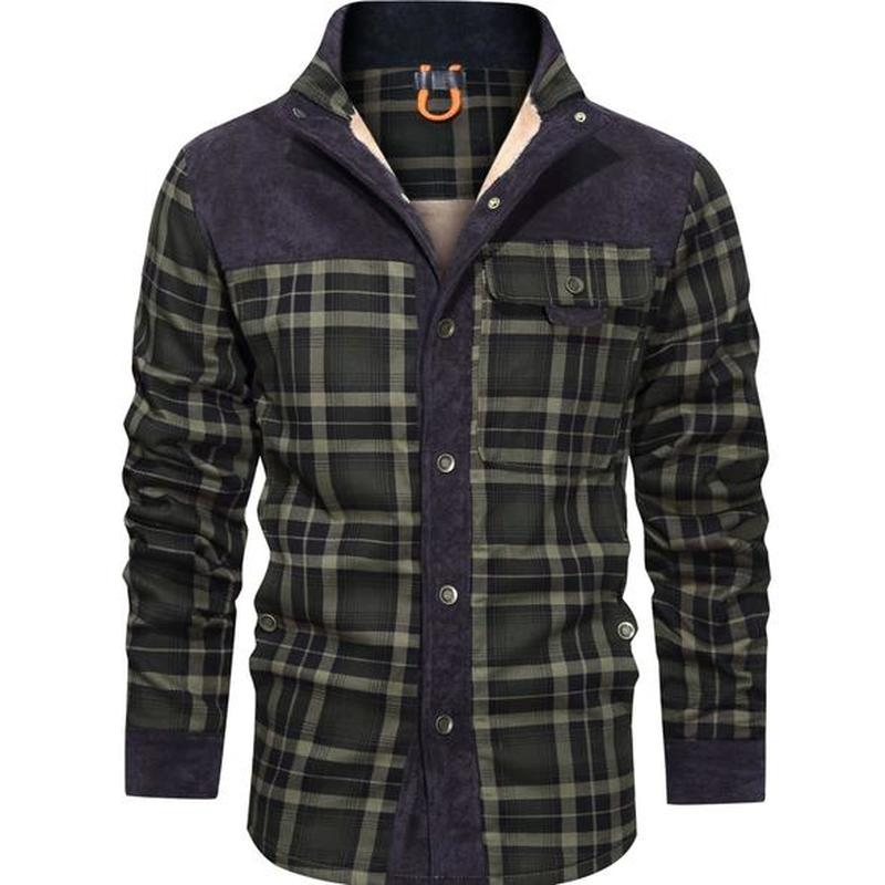 New Plus Size AliExpress Amazon Men's Plus Velvet Padded Wick Dragon Plaid Shirt Jacket Jacket Men, Black;brown
New Plus Size AliExpress Amazon Men's Plus Velvet Padded Wick Dragon Plaid Shirt Jacket Jacket Men, Black;brown