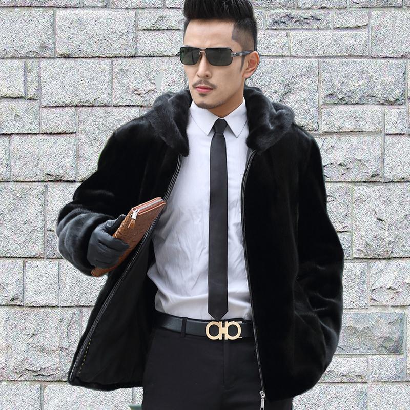 Men's Leather & Faux Mink Coat Male The Whole Paragraph Grass Zipper Skin Man Loose Bring Hat And Fur Wear, Connecting cap
Men's Leather & Faux Mink Coat Male The Whole Paragraph Grass Zipper Skin Man Loose Bring Hat And Fur Wear, Connecting cap