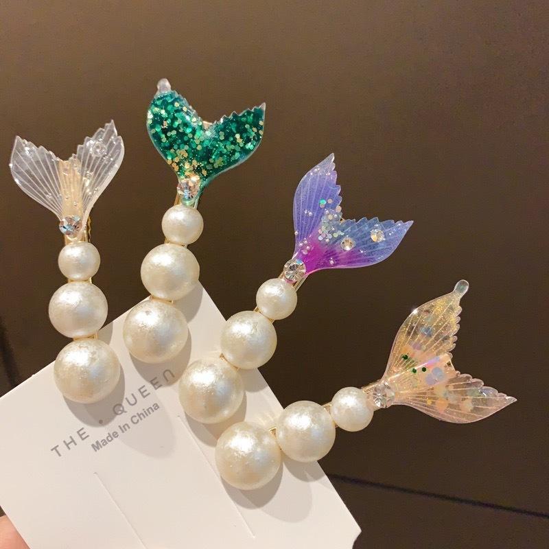 Hair Clips & Barrettes Women Girls Cute Pearl Fish Tail Hairpin Sweet Headband Mermaid Ornament Hairpins Fashion Accessories, Golden;silver
Hair Clips & Barrettes Women Girls Cute Pearl Fish Tail Hairpin Sweet Headband Mermaid Ornament Hairpins Fashion Accessories, Golden;silver