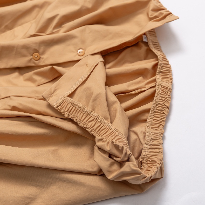 Foridol Off Shoulder Lantern Sleeve Vintage Place Blouse Tops Spring Autumn Chic Runway White Tops Button Slim Top 210415