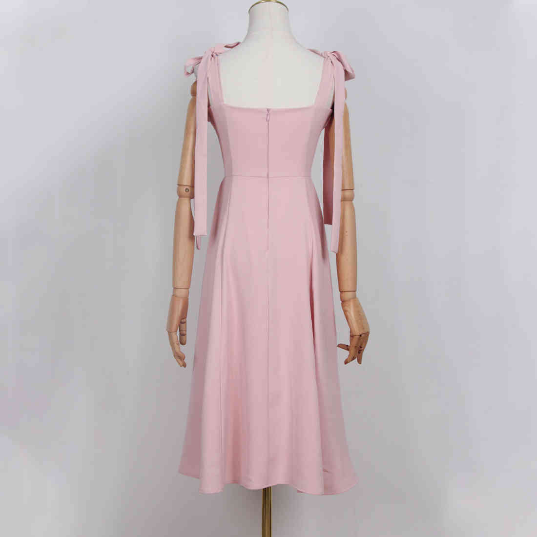 DEIVE TEGER new arrival lemon floral print &blush pink midi sundress women holiday beach dress women summer dress 8290 210331Z