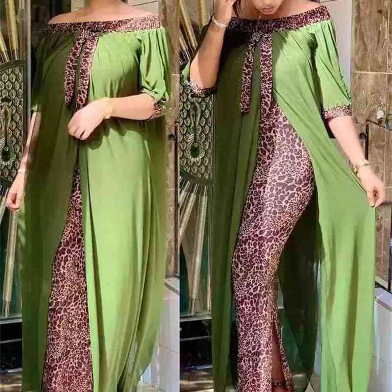Long African Dress for Women New Dashiki Ankara Print Maxi Dresses African Clothes Robe Africaine Vetement Femme 210408
