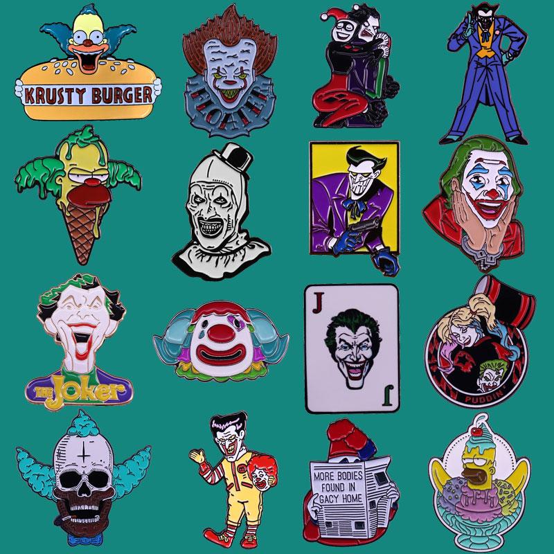 Pins, Brooches Christmas Joker Enamel Pins Brooch Collecting Anime Figure Lapel Badges Men Women Fashion Jewelry Gifts Adorn Backpack Collar
Pins, Brooches Christmas Joker Enamel Pins Brooch Collecting Anime Figure Lapel Badges Men Women Fashion Jewelry Gifts Adorn Backpack Collar