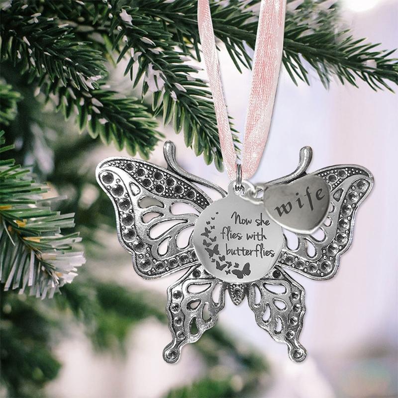 Christmas Decorations 95 Butterfly Pendant Commemorative Hanging Decoration With Letters For Family Life Memorial Sympathy Ornament Gift
Christmas Decorations 95 Butterfly Pendant Commemorative Hanging Decoration With Letters For Family Life Memorial Sympathy Ornament Gift