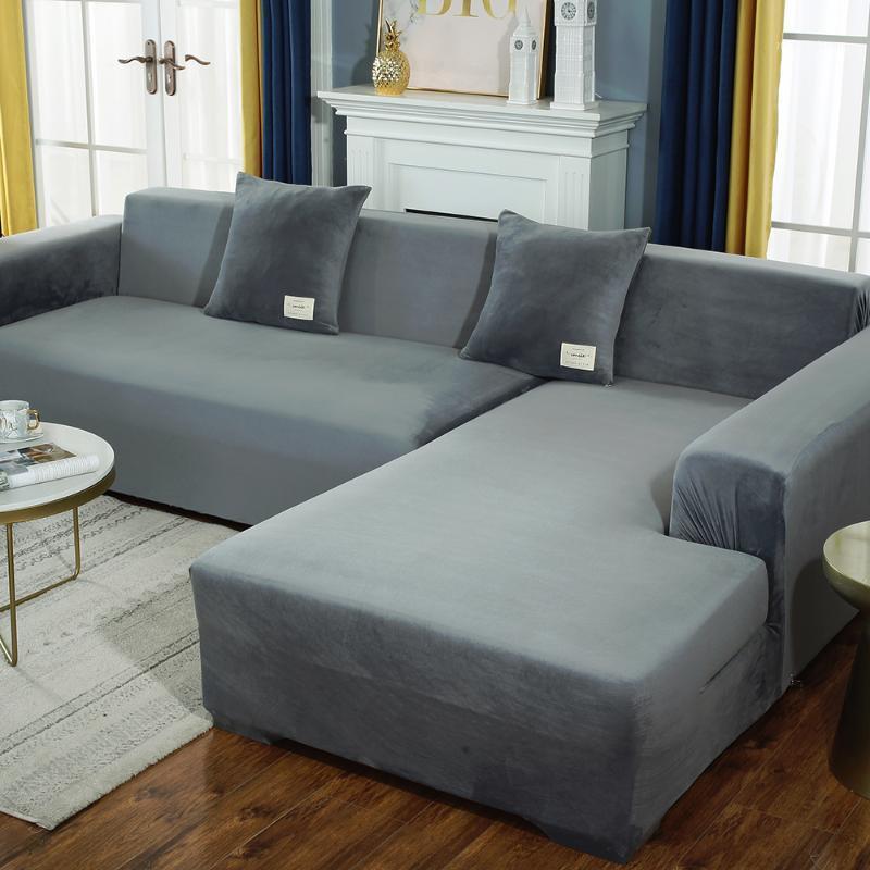 Chair Covers Plush Sofa Cover Velvet Elastic Leather Corner Sectional For Living Room Couch Set Armchair L Shape Seat Slipcovers
Chair Covers Plush Sofa Cover Velvet Elastic Leather Corner Sectional For Living Room Couch Set Armchair L Shape Seat Slipcovers