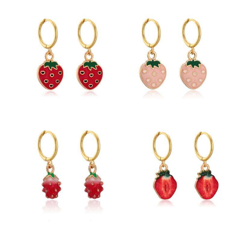 Hoop & Huggie LOOXI 2021 Trend Cute Dripping Oil Earring Gold Korean INS Fruits Earrings For Women Strawberry Lemon Summer Jewerly Gifts
Hoop & Huggie LOOXI 2021 Trend Cute Dripping Oil Earring Gold Korean INS Fruits Earrings For Women Strawberry Lemon Summer Jewerly Gifts