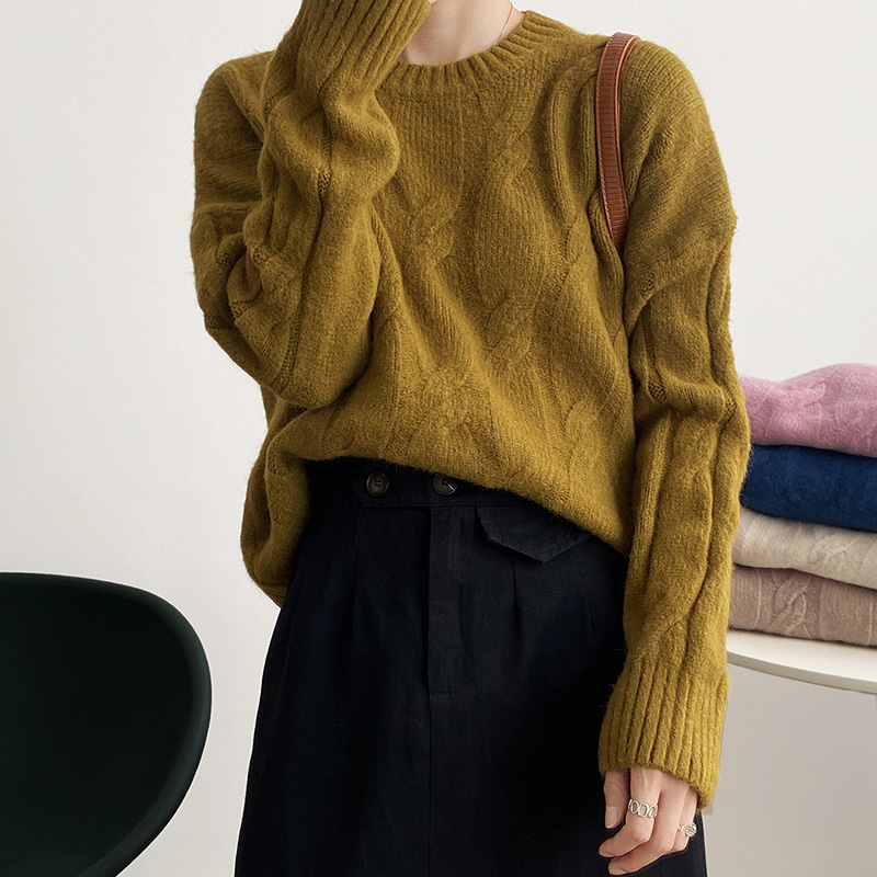 O Neck Hemp Flower Oversized Soft Warm Sweater Women's Autumn Solid Color Shor Pullover Knitted Tops For Fashion Female 210520, Blue
O Neck Hemp Flower Oversized Soft Warm Sweater Women's Autumn Solid Color Shor Pullover Knitted Tops For Fashion Female 210520, Blue