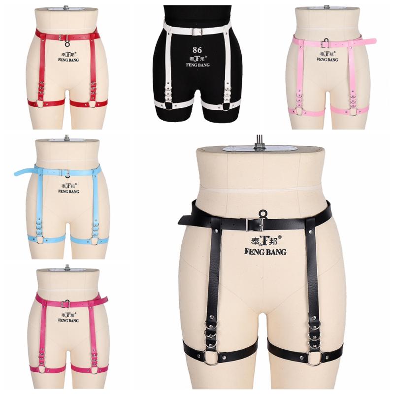 Belts Women Adjust Sexy PU Leather Garter Belt Punk Elasticity Body Harness Harajuku Tight Leg Bondage Suspender Strap, Black
Belts Women Adjust Sexy PU Leather Garter Belt Punk Elasticity Body Harness Harajuku Tight Leg Bondage Suspender Strap, Black