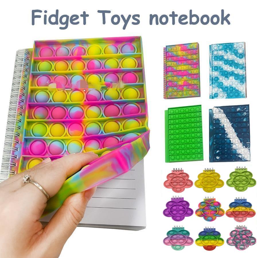 DHL 2021 New Notebook A5 A6 squishy Finger Decompression Toys Bubble Silicone Cover Notepad Student Supplies
DHL 2021 New Notebook A5 A6 squishy Finger Decompression Toys Bubble Silicone Cover Notepad Student Supplies