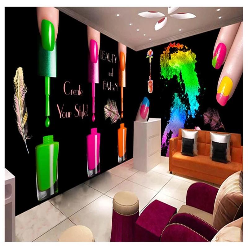 The United States Personalized 3D Nail Polish Watercolor Graffiti Wallpaper Beauty Salon Makeup Shop Background Waterproof Wallpapers
The United States Personalized 3D Nail Polish Watercolor Graffiti Wallpaper Beauty Salon Makeup Shop Background Waterproof Wallpapers