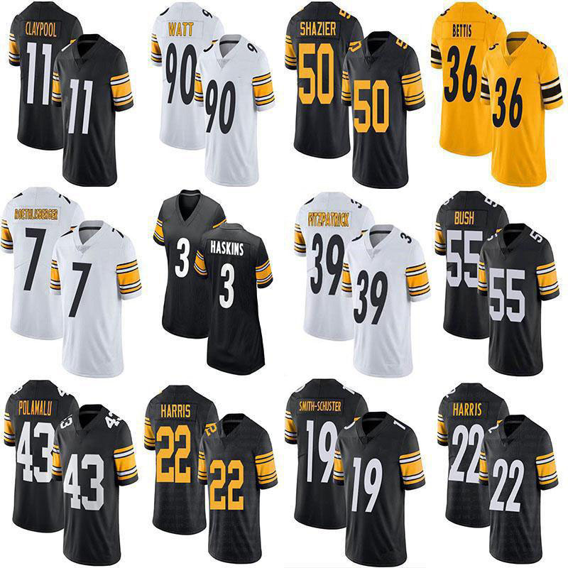 22 Najee Harris Chase Claypool T.J. Watt Custom Football Jersey Troy Polamalu Dwayne Haskins Minkah Fitzpatrick JuJu Smith-Schuster Ben Roethlisberger Jerome Bettis, Youth
22 Najee Harris Chase Claypool T.J. Watt Custom Football Jersey Troy Polamalu Dwayne Haskins Minkah Fitzpatrick JuJu Smith-Schuster Ben Roethlisberger Jerome Bettis, Youth