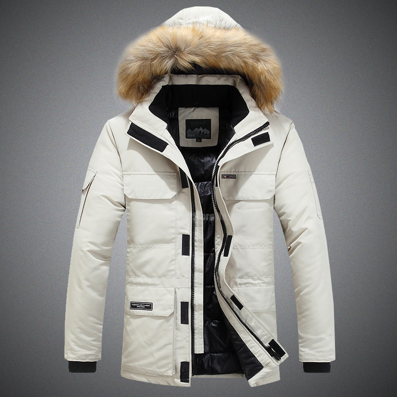 Designer -30 Degree Winter Fashion Couple Down Parkas Mens White Duck Down Jacket Coats Fur Hooded Thick Warm Snow Windbreaker
Designer -30 Degree Winter Fashion Couple Down Parkas Mens White Duck Down Jacket Coats Fur Hooded Thick Warm Snow Windbreaker