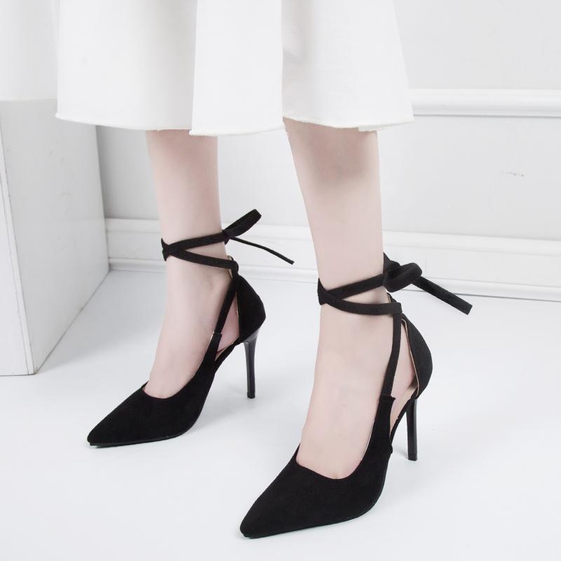 Dress Shoes Spring 20211 Style Pointed Toe High Heel Strap Women's Evening Party Zapatillas Mujer, Black
Dress Shoes Spring 20211 Style Pointed Toe High Heel Strap Women's Evening Party Zapatillas Mujer, Black