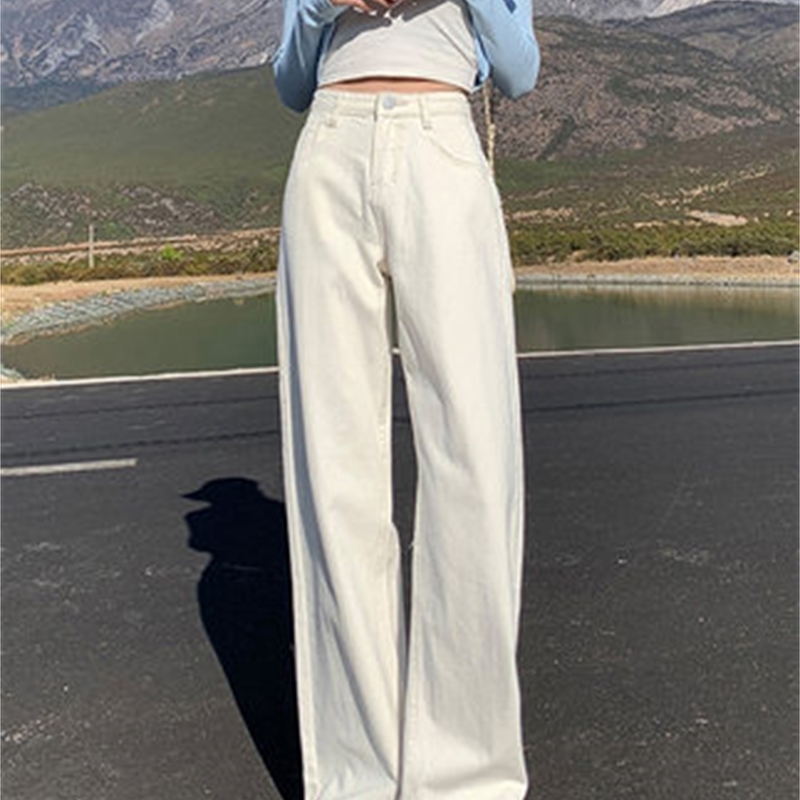 Pant's trousers ninth pants spring and autumn beam mouth all-match casual sports loose slim fit 211124