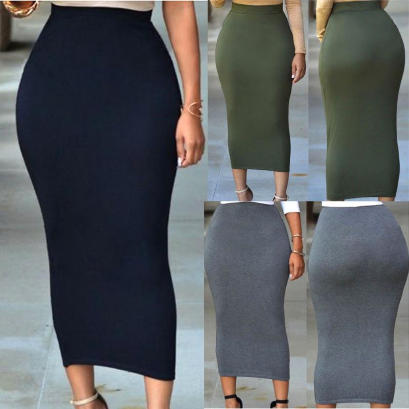Skirts 2021 Women High Waist Long Skirt Stretchy Bodycon Fitted Pencil Autumn Solid Plus Size, Blue
Skirts 2021 Women High Waist Long Skirt Stretchy Bodycon Fitted Pencil Autumn Solid Plus Size, Blue