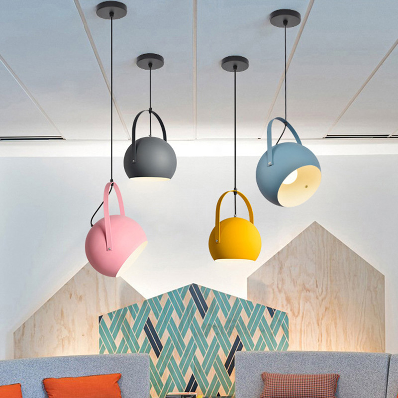 Modern LED Pendant Lamps colourful Dining-room Restaurant Chandelier E27 electric Wire Home Decration Lighting fixtures