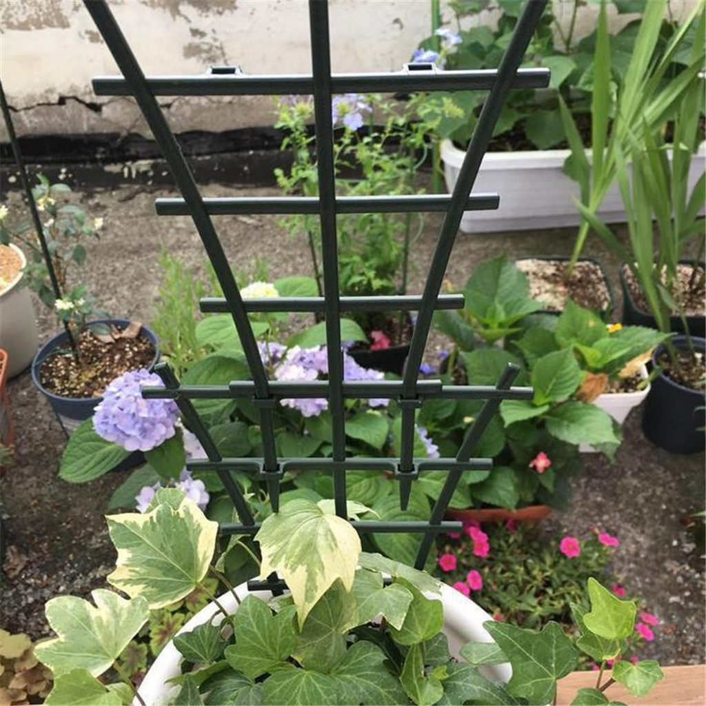 Diy plastic agricultural plant rack climbing plant flower fixed plant growth flower decoration vegetables trellises support 1 pc