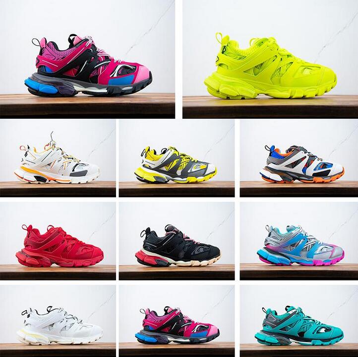2021 Luxury Designer Women Men Cusual Shoes Track 3.0 Sneakers leather Trainers Nylon Printed 3M Triple S Platform Fashion Top Quality With Box, Color 27
2021 Luxury Designer Women Men Cusual Shoes Track 3.0 Sneakers leather Trainers Nylon Printed 3M Triple S Platform Fashion Top Quality With Box, Color 27