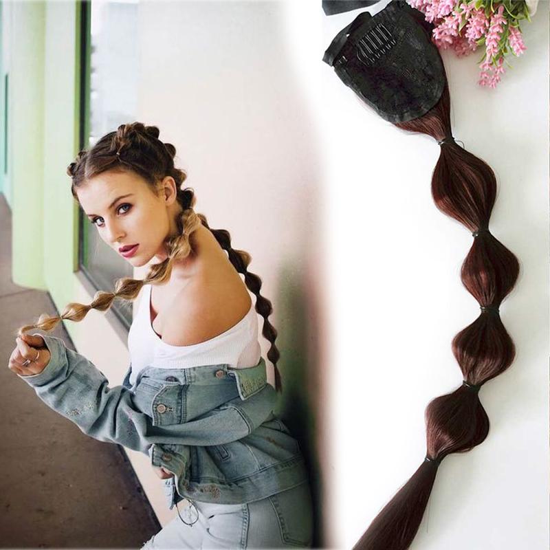 Synthetic Wigs AILIADE Bubble Lantern Shape Hair Hairstyle Braids Cute Hip Hop Ponytail For Girls Cord Black / Brown Fake, 230
Synthetic Wigs AILIADE Bubble Lantern Shape Hair Hairstyle Braids Cute Hip Hop Ponytail For Girls Cord Black / Brown Fake, 230