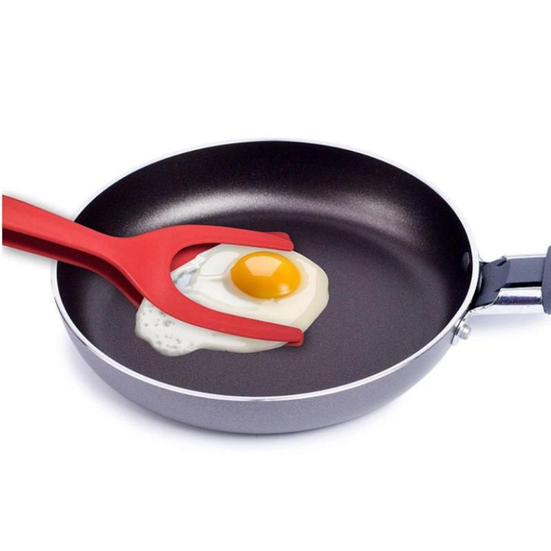 DHL Egg Grip and Flip 2 In 1 Perfect Silicone Pancake Spatula Rench Toast Omelet Making Ease Kitchen Cooking Accessories Free shipping