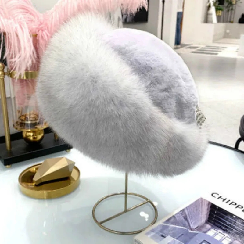 Hat female winter Lei Feng faux fur fur hat dome Mongolia hat Russian snow cap thickened warmthFaux furg, C1
Hat female winter Lei Feng faux fur fur hat dome Mongolia hat Russian snow cap thickened warmthFaux furg, C1
