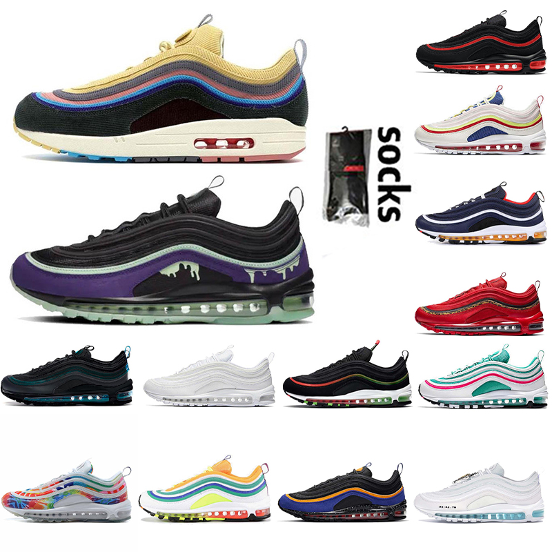 2021 Top Fashion Satan 97 Running Sports Shoes Summer Pack Obsidian Indigo Storm Halloween Mschf Jesus Black Bred 97s Outdoor Trainers Sneakers
2021 Top Fashion Satan 97 Running Sports Shoes Summer Pack Obsidian Indigo Storm Halloween Mschf Jesus Black Bred 97s Outdoor Trainers Sneakers