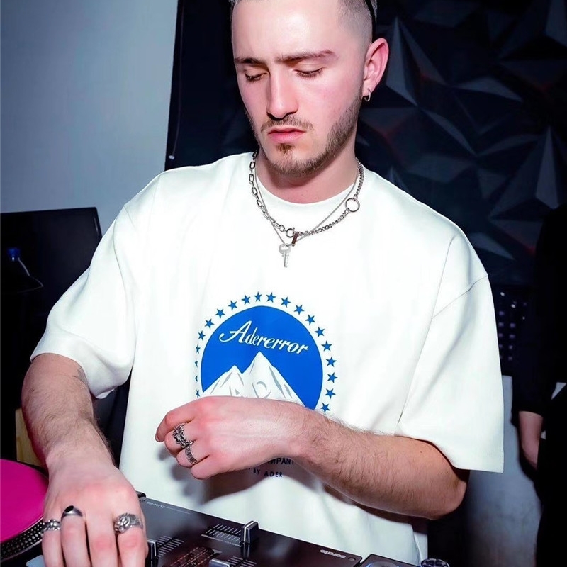 Thick Adererror Company Shirt Men Women Couples Tees Hip-hop Oversized Ader Error T-Shirt 210420