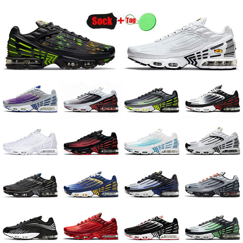 Top Quality NIK Airmaxs Plus 3 Tn 2 Mens Women Running Shoes Crater Multi White Aqua Volt Laser Blue Hasta Purple Grey Trainers Sneakers Max EUR 46, B26 black silver 39-45
Top Quality NIK Airmaxs Plus 3 Tn 2 Mens Women Running Shoes Crater Multi White Aqua Volt Laser Blue Hasta Purple Grey Trainers Sneakers Max EUR 46, B26 black silver 39-45
