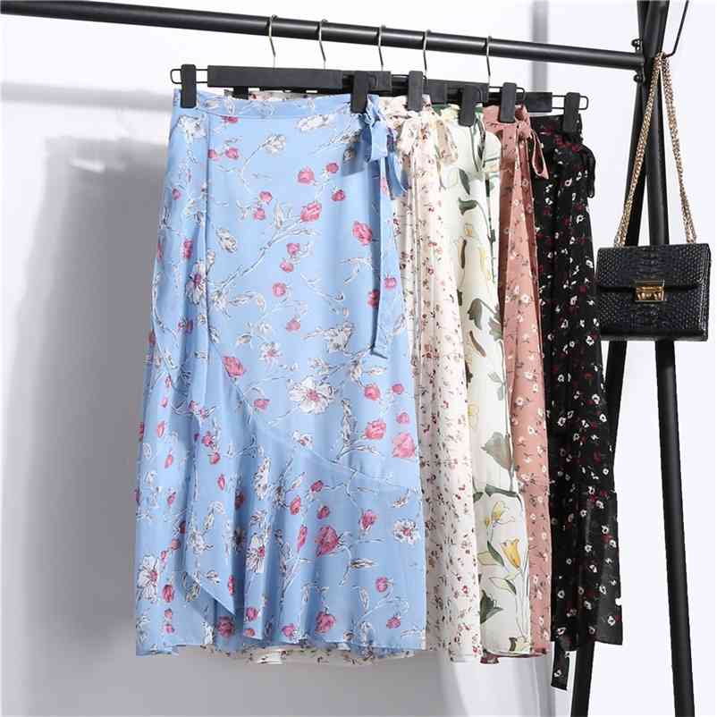 summer Fashion women boho High Waist skirts floral print chiffon ladies Lace-up Irregular skirt 210519, Style10
summer Fashion women boho High Waist skirts floral print chiffon ladies Lace-up Irregular skirt 210519, Style10