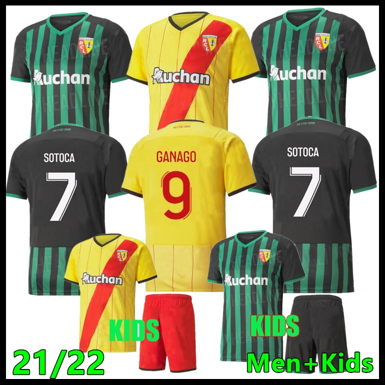 maillot 21 22 RC Lens soccer jerseys KAKUTA GANAGO SOTOCA FOFANA GRADIT FORTES BANZA CAHUZAC DOUCOURE 2021 2022 Football Shirts TOPS men kids Kits Equipment home AWAY, Green
maillot 21 22 RC Lens soccer jerseys KAKUTA GANAGO SOTOCA FOFANA GRADIT FORTES BANZA CAHUZAC DOUCOURE 2021 2022 Football Shirts TOPS men kids Kits Equipment home AWAY, Green