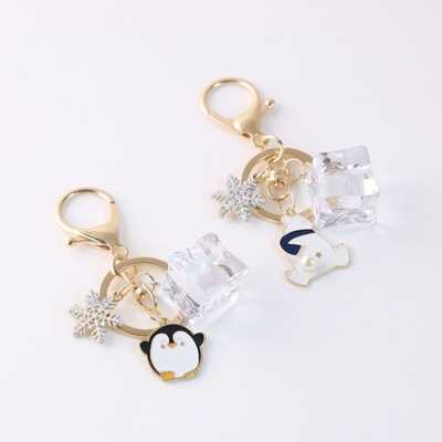 ins Cute Polar Bear Penguin Iceberg Ice Alloy Keychain Backpack Pendant Accessories Car Key Pendant Men And Women's Jewelry Gift H1011, Silver
ins Cute Polar Bear Penguin Iceberg Ice Alloy Keychain Backpack Pendant Accessories Car Key Pendant Men And Women's Jewelry Gift H1011, Silver
