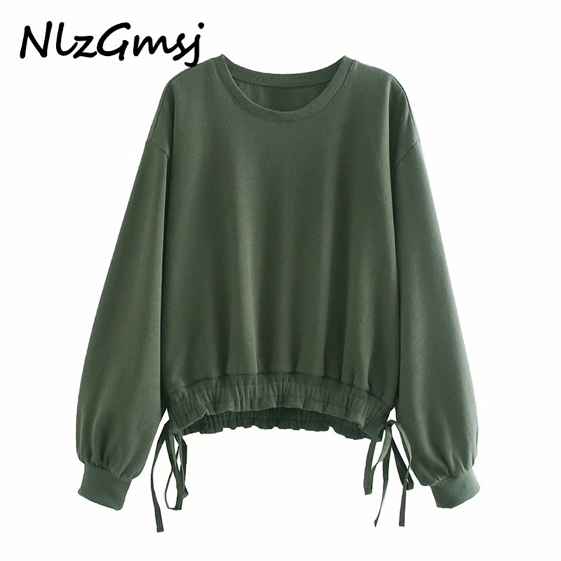 Sweatshirt Women Fashion O Neck Patchwork Sweatshirts Femme Basic Hem Elastic Lace Up Hoodies Chic Pullover Tops 210628, As picture
Sweatshirt Women Fashion O Neck Patchwork Sweatshirts Femme Basic Hem Elastic Lace Up Hoodies Chic Pullover Tops 210628, As picture