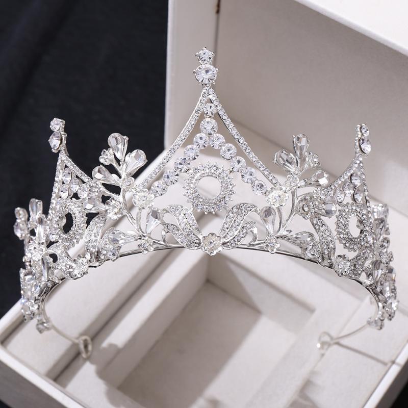 Hair Clips & Barrettes THJ Wedding Crown Bridal Headpiece Color Rhinestone Crystal Diadem Queen Princess Tiaras Jewelry, Golden;silver
Hair Clips & Barrettes THJ Wedding Crown Bridal Headpiece Color Rhinestone Crystal Diadem Queen Princess Tiaras Jewelry, Golden;silver
